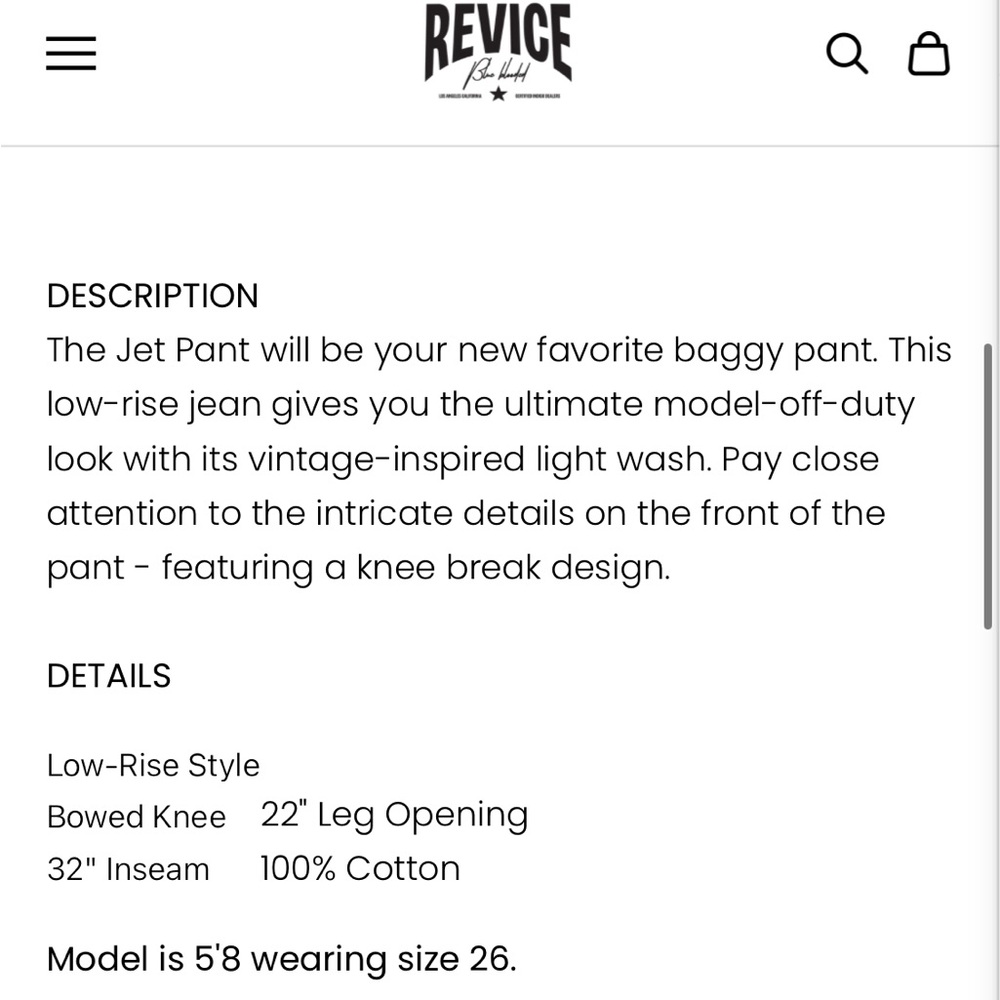 Revice denim jeans - Picture 5 of 5